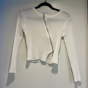 OAK + FORT - crop sleeve top